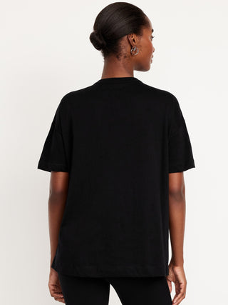 Camiseta Cuello Redondo de Algodón