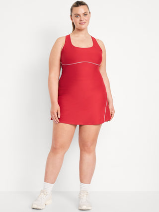 Vestido Deportivo con Detalles en Contraste