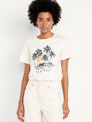 Camiseta Manga Corta con Gráfico