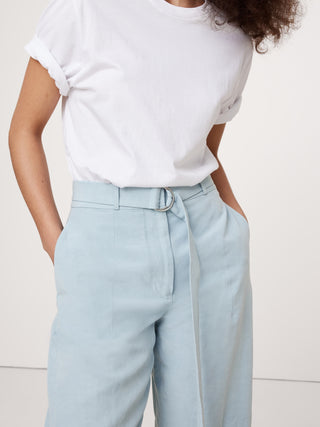 Pantalón Barrel Talle Alto con Bolsillos