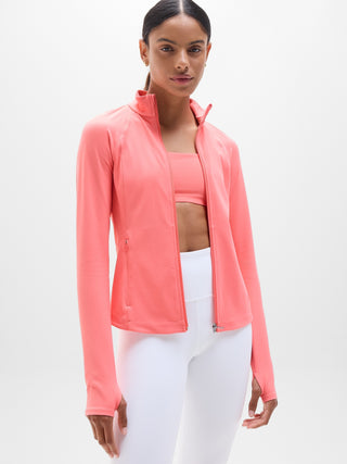 Salutation Chaqueta Deportiva con Zipper y Bolsillos