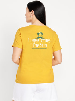 Camiseta Manga Corta con Gráfico