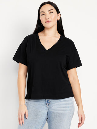 Camiseta Manga Corta con Cuello V