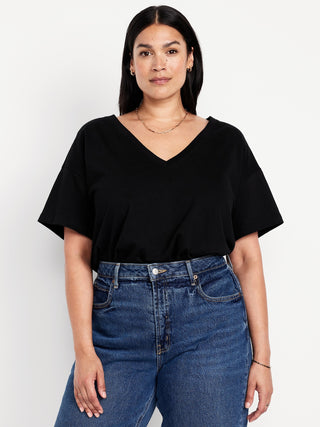 Camiseta Manga Corta con Cuello V