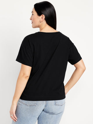 Camiseta Manga Corta con Cuello V