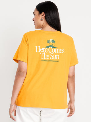 Camiseta Manga Corta con Gráfico
