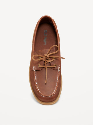 Zapato de Piel Sintética con Cordones, Hombre