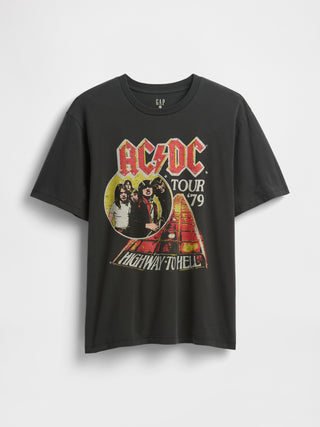 Camiseta Manga Corta con Gráfica AC/DC