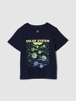 Camiseta Manga Corta con Gráfico, Niño