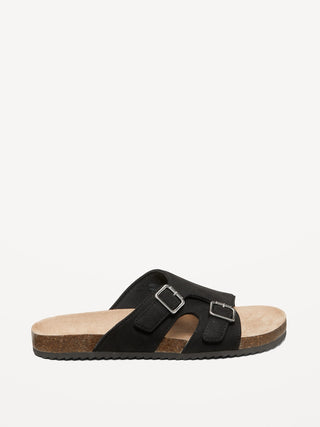 Sandalias con Correas Dobles y Hebillas, Hombre
