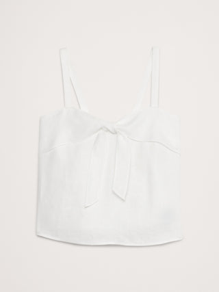 Blusa de Tirantes Escote Corazón con Lazo