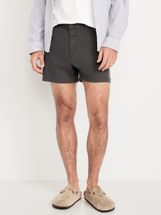 Short Talle Medio con Bolsillos de Algodón