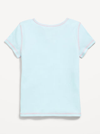 La camiseta gráfica acanalada de Powerpuff Girls ™ para niñas.