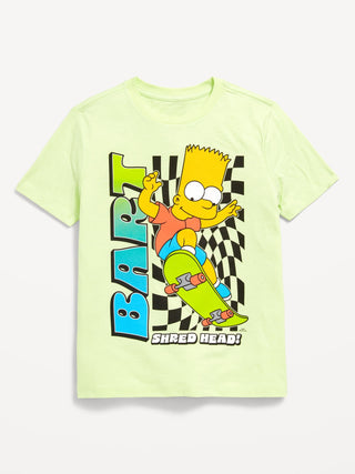 Camiseta Manga Corta con Gráfico Simpsons ™, Niño