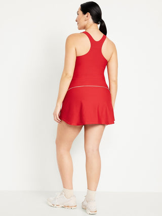 Vestido Deportivo con Detalles en Contraste