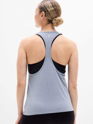 Sleeveless Crisscross Back Sports T-shirt
