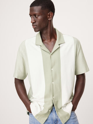 Camisa Manga Corta con Rayas