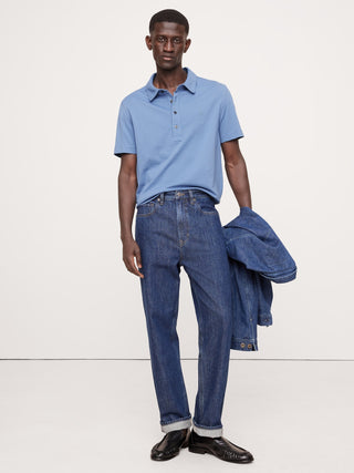 Polo de Piqué con Logo Bordado