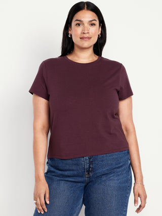 Camiseta Manga Corta Acanalada