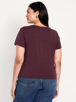 Camiseta Manga Corta Acanalada