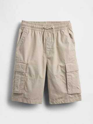 Shorts cargo fáciles de ripstop de 7,5" para niños.