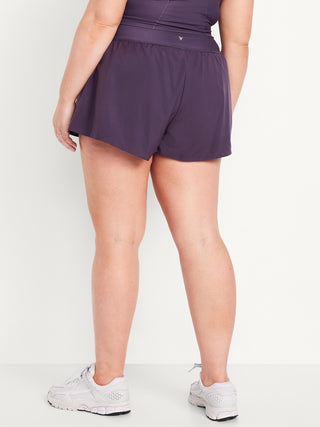 Short Deportivo Talle Alto con Cintura Elástica