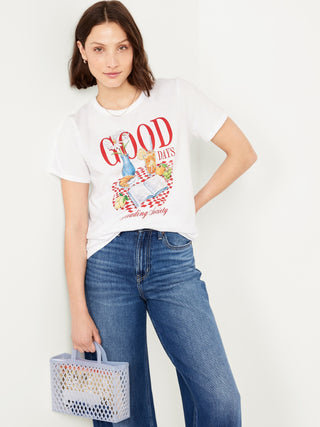 Camiseta Manga Corta con Gráfico