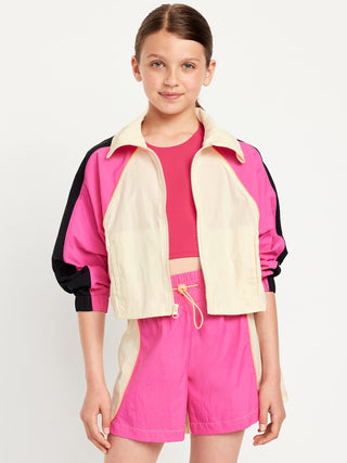Chaqueta Deportiva con Cremallera y Bolsillos, Niña