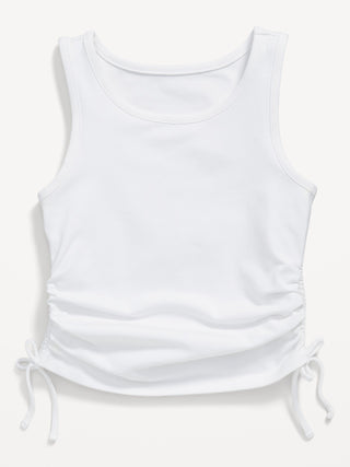 Camiseta sin Mangas con Detalle Fruncido, Niña