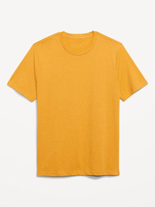 Camiseta Manga Corta Cuello Redondo de Algodón