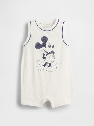 Gap × Disney Baby Body corto de algodón orgánico Mickey Mouse.