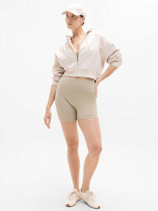 Short Deportivo Talle Alto con Logo