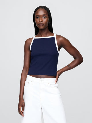 Camiseta Escote Cuadrado de Algodón