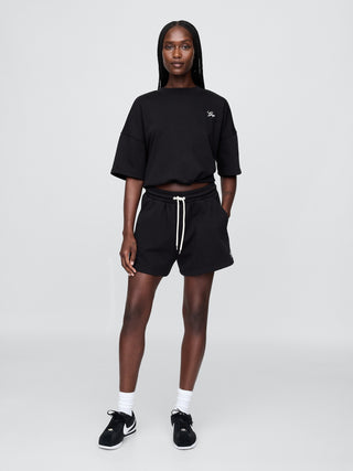 Short con Cintura Elástica y Logo.