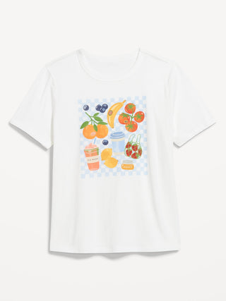 Camiseta gráfica de techo de todos los lados.