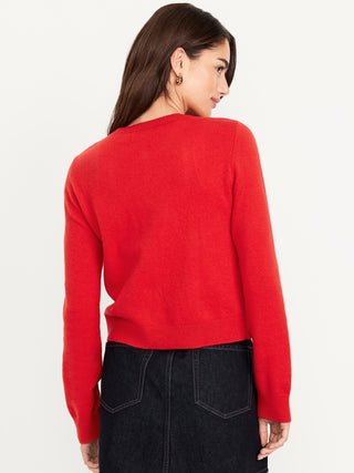 Cárdigan Cuello Redondo con Botones