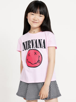 Camiseta gráfica Nirvana ™ para niñas.