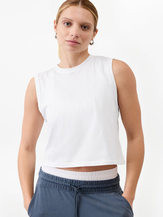 Camiseta Deportiva sin Mangas de Lino