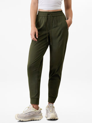 Pantalón Deportivo Talle Medio con Bolsillos