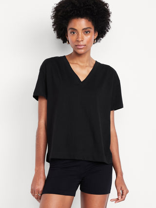 Camiseta Manga Corta con Cuello V