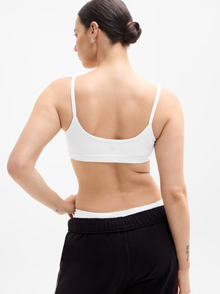 Sujetador Deportivo con Escote Cuadrado