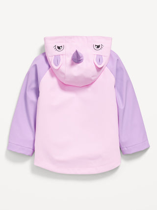 Chaqueta Resistente al Agua con Diseño Unicornio, Bebé.