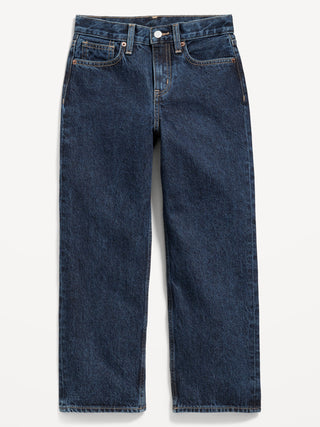 Jeans Holgados Talle Alto con Bolsillos, Niño