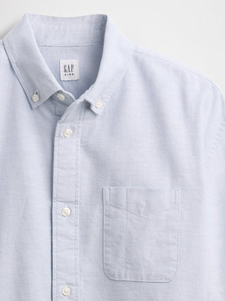 Camisa Oxford holgada para niños.