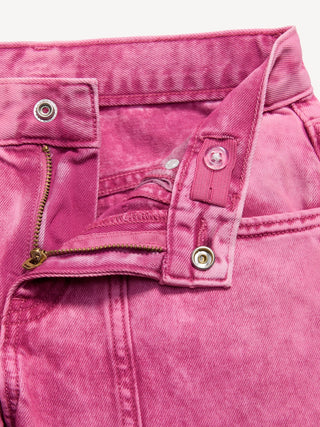 Jeans Cargo Talle Medio con Bolsillos, Niña