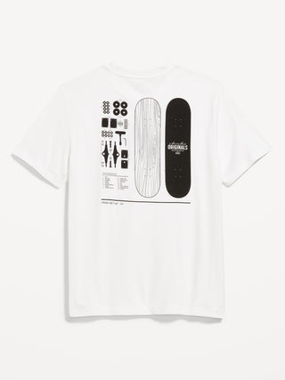 Camiseta Manga Corta con Gráfico, Hombre