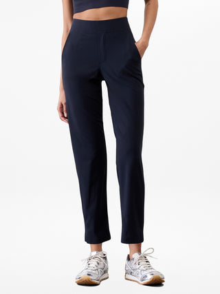 Pantalón Tobillero Talle Medio con Bolsillos