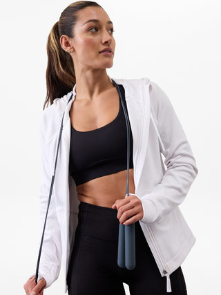 Chaqueta con cremallera completa y forro polar imparable.