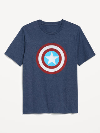 Camiseta Manga Corta con Gráfico Marvel, Hombre