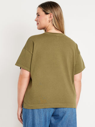 Camiseta Manga Corta de Algodón